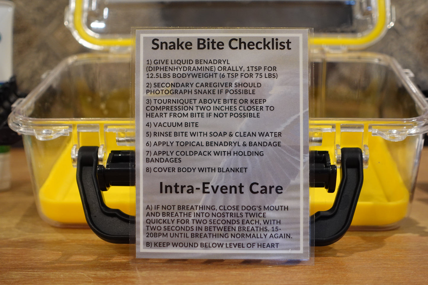 Snake Bite Kit